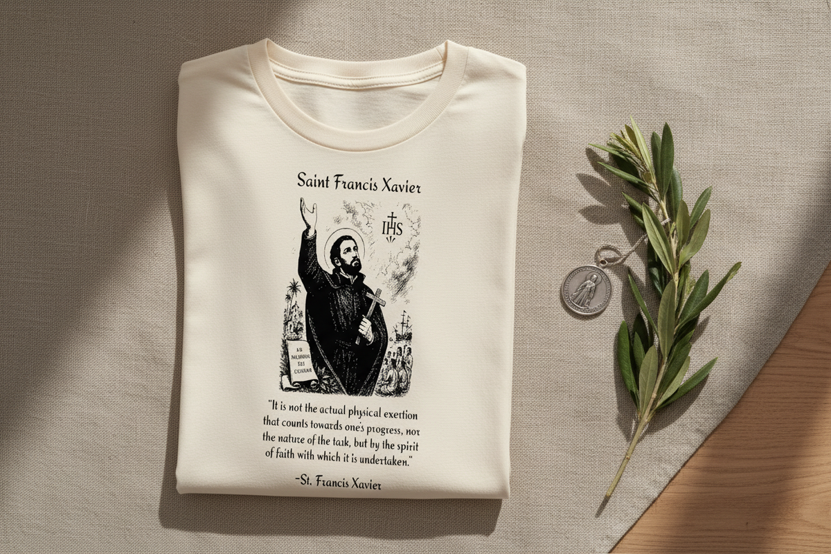 Saints collection image featuring the St Francis Xavier design
