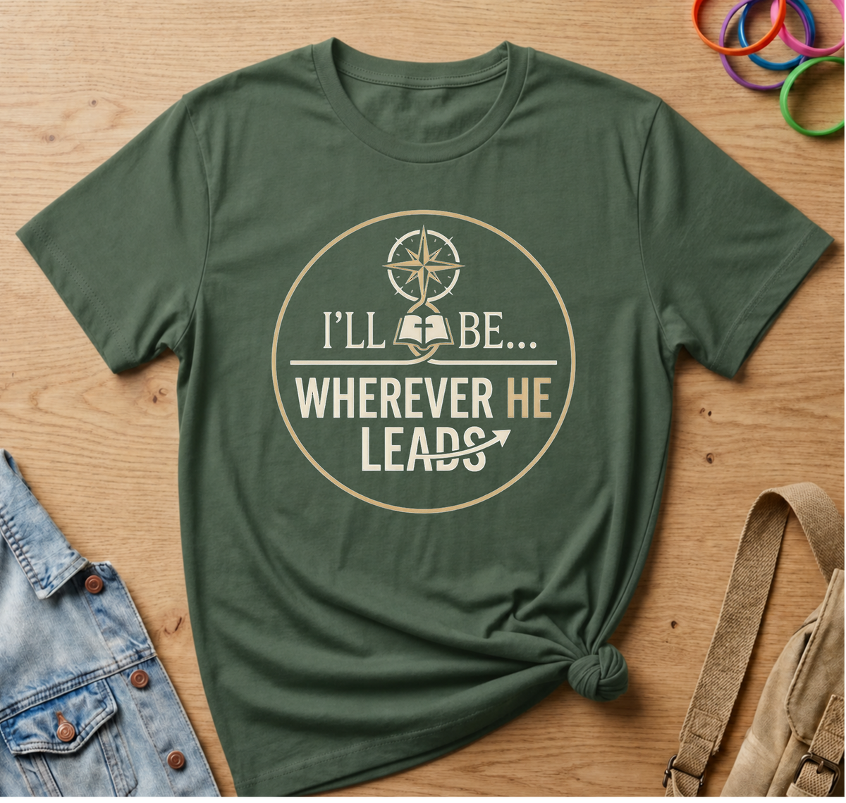 He Leads T-Shirt