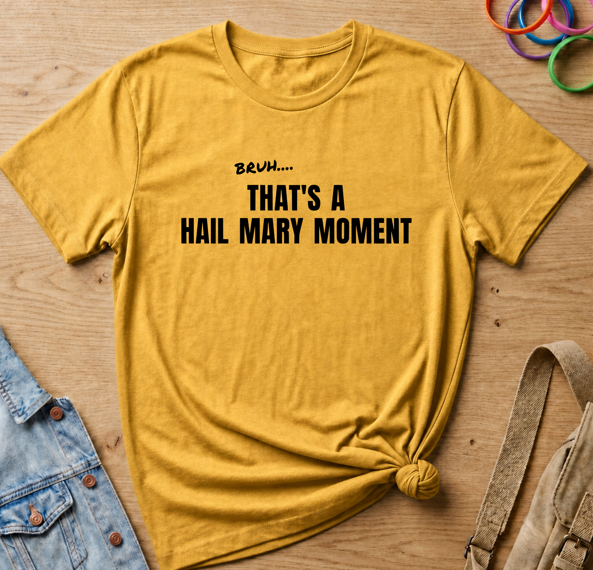 Bruh Hail Mary T-Shirt