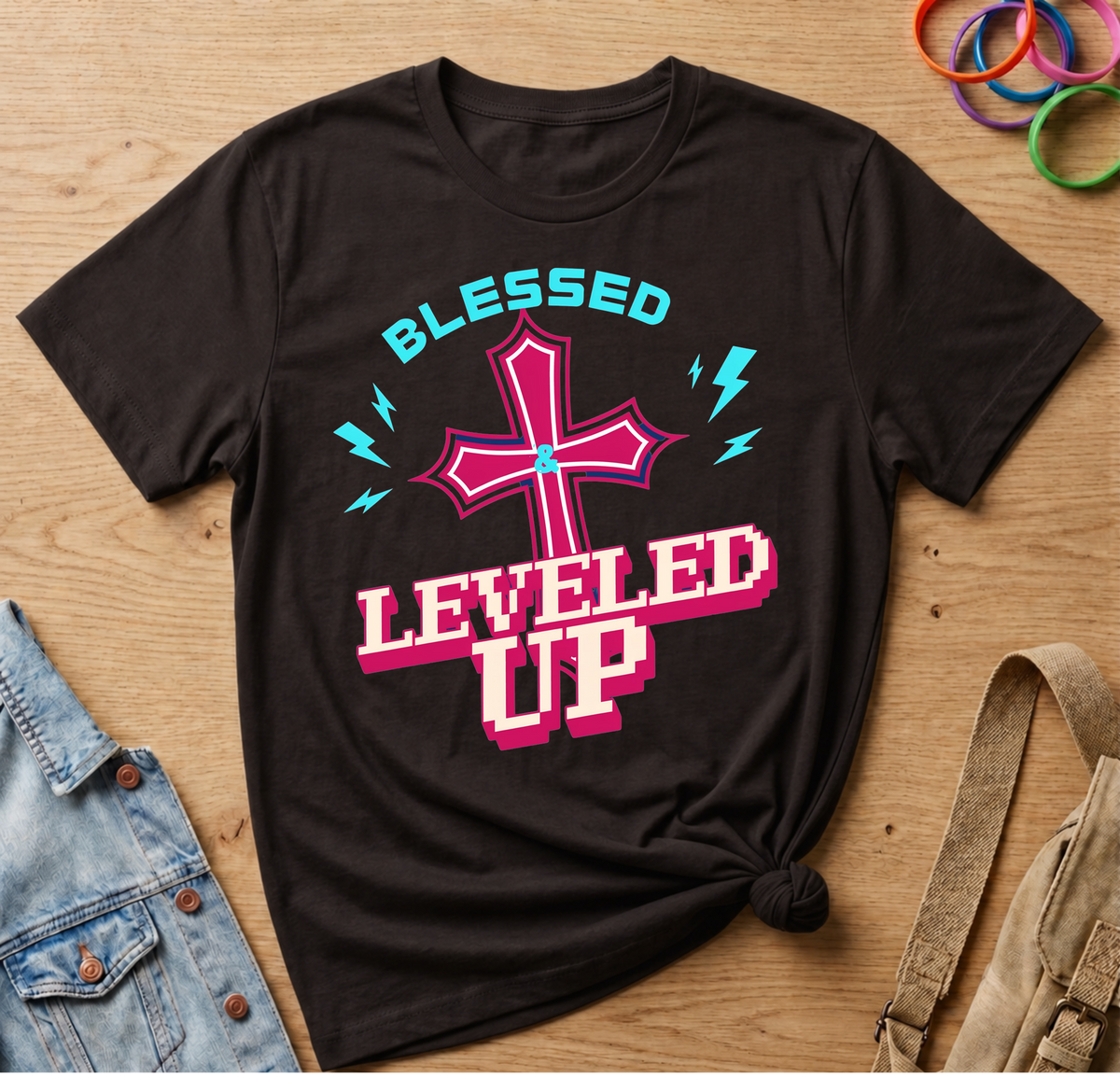 Blessed & Leveled Up T-Shirt