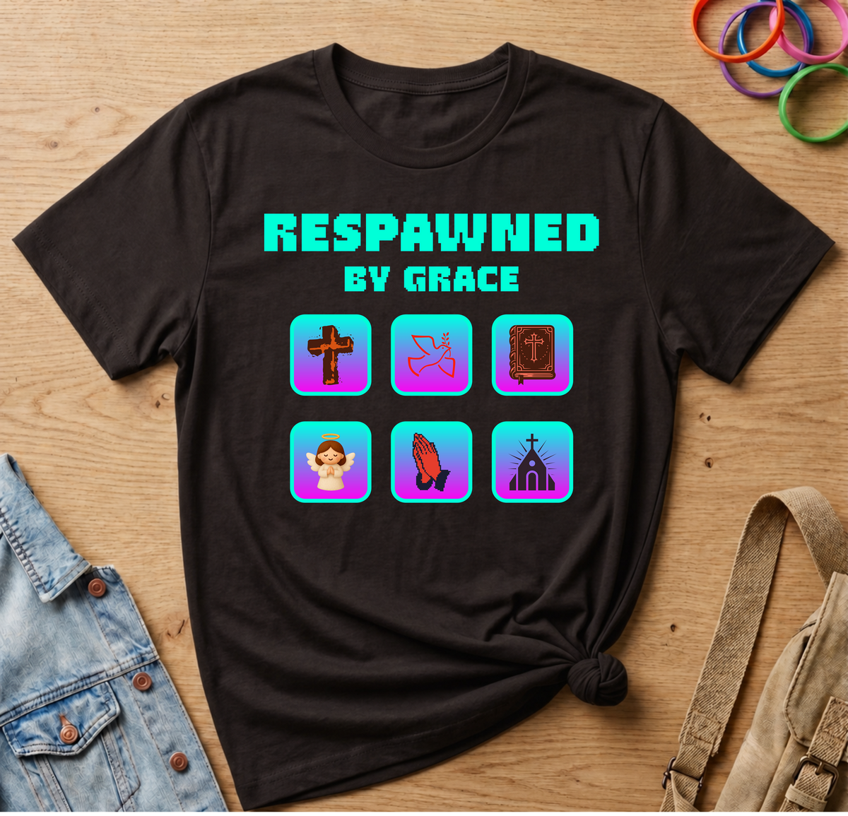 Respawned By Grace T-Shirt