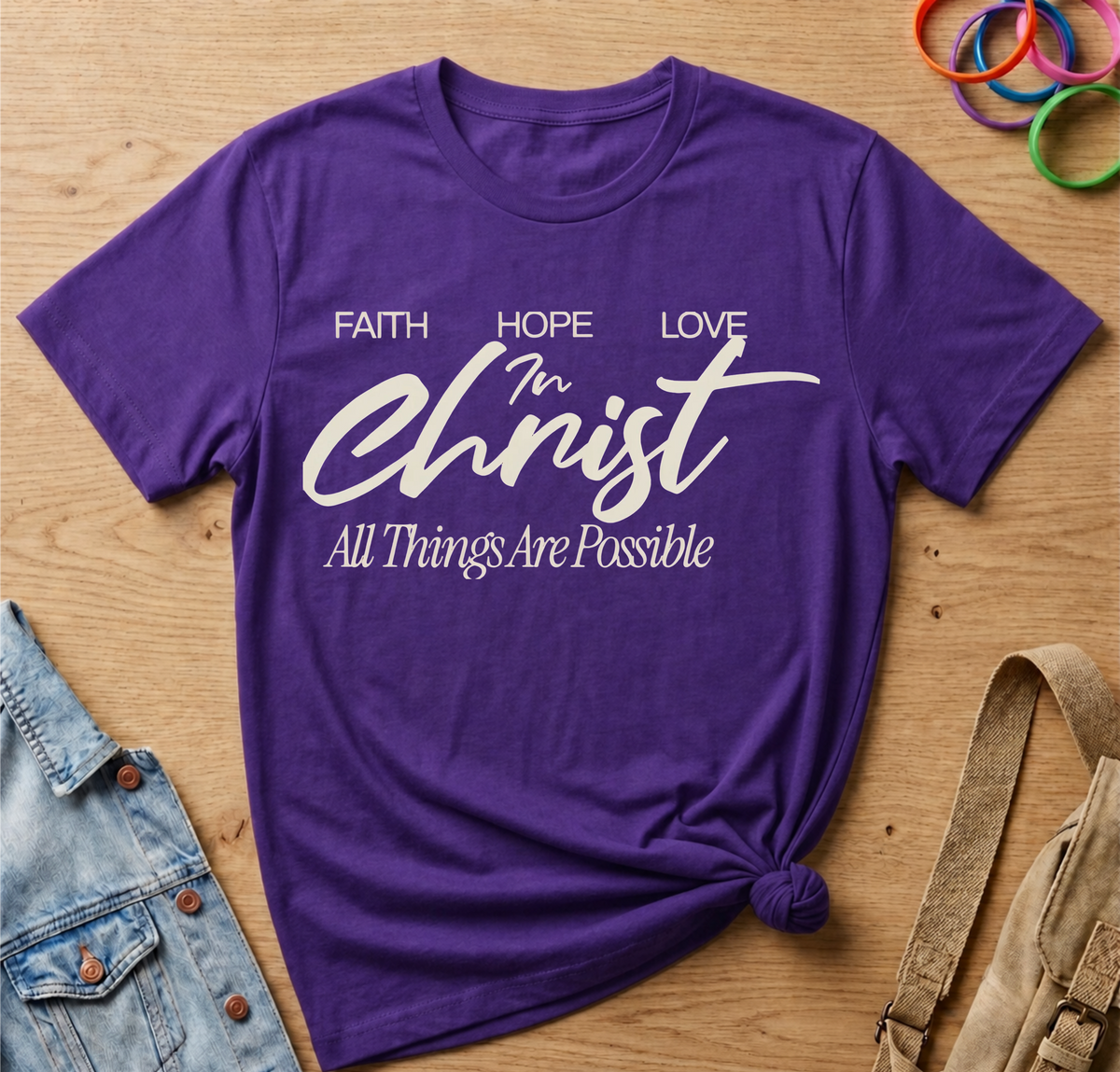 In Christ, All Things Are Possible T-Shirt
