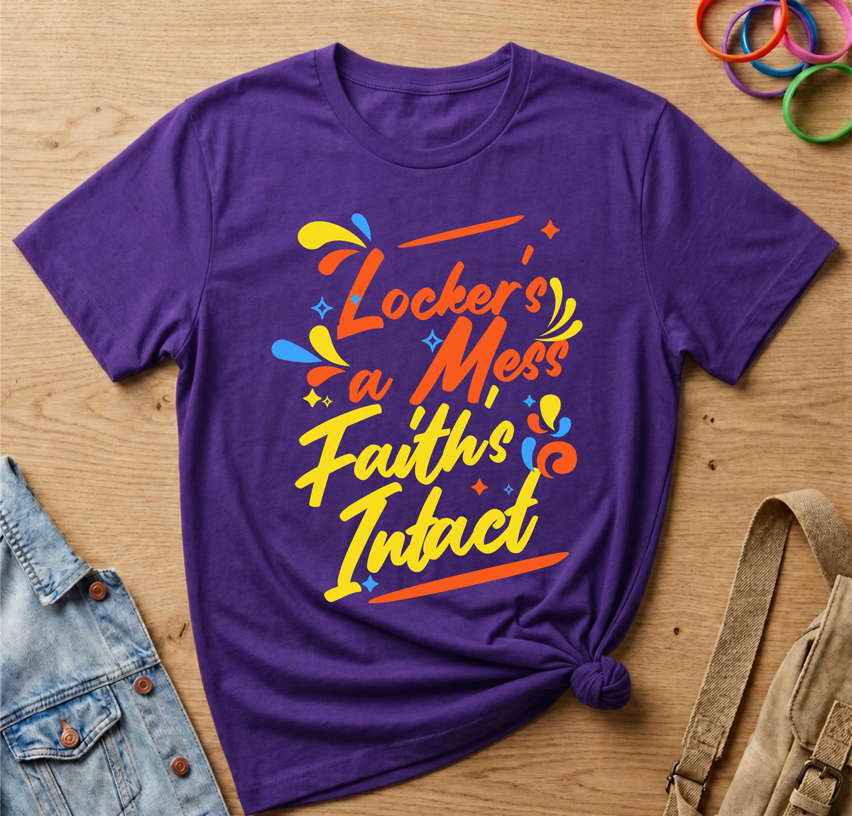 Locker's a Mess, Faith's Intact T-Shirt
