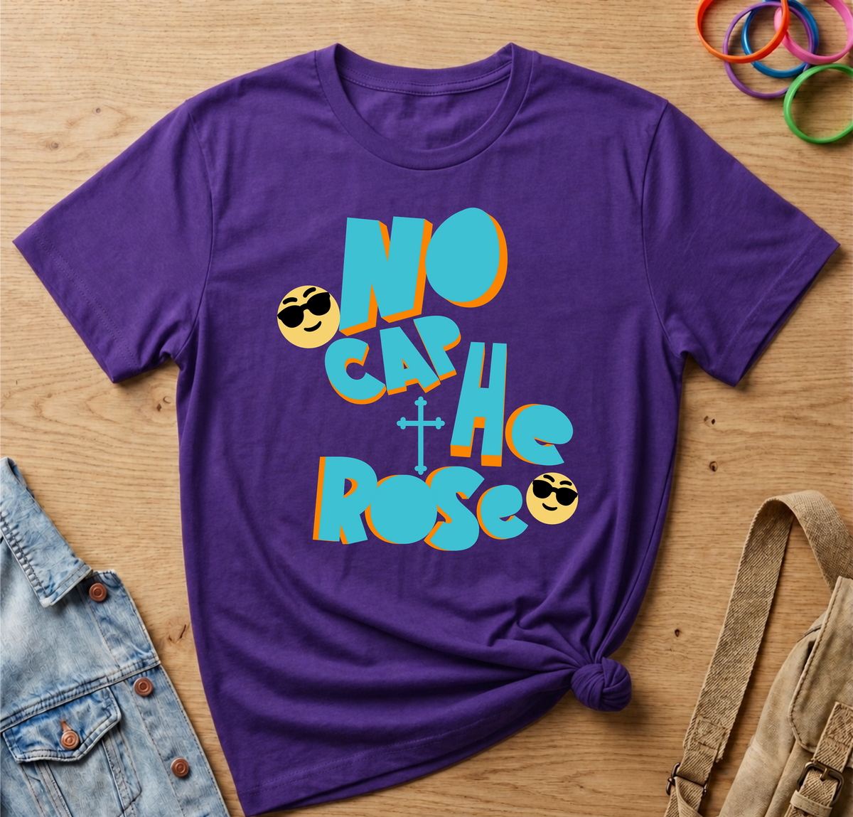 No Cap, He Rose T-Shirt