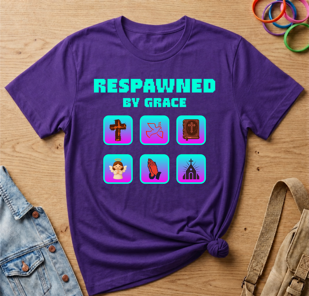 Respawned By Grace T-Shirt