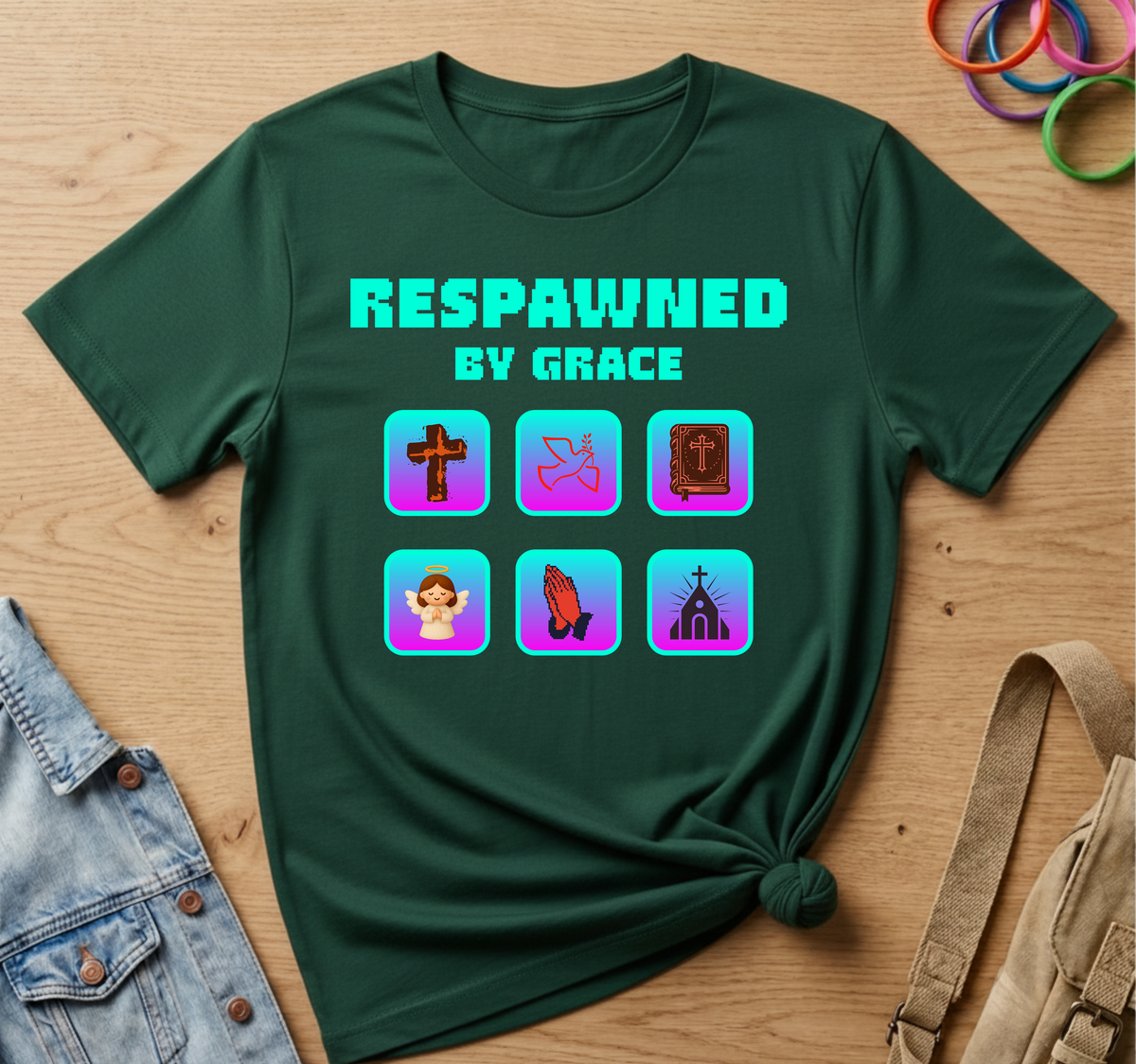 Respawned By Grace T-Shirt