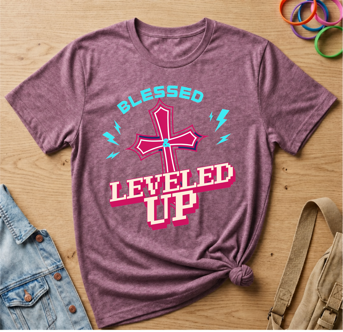 Blessed & Leveled Up T-Shirt