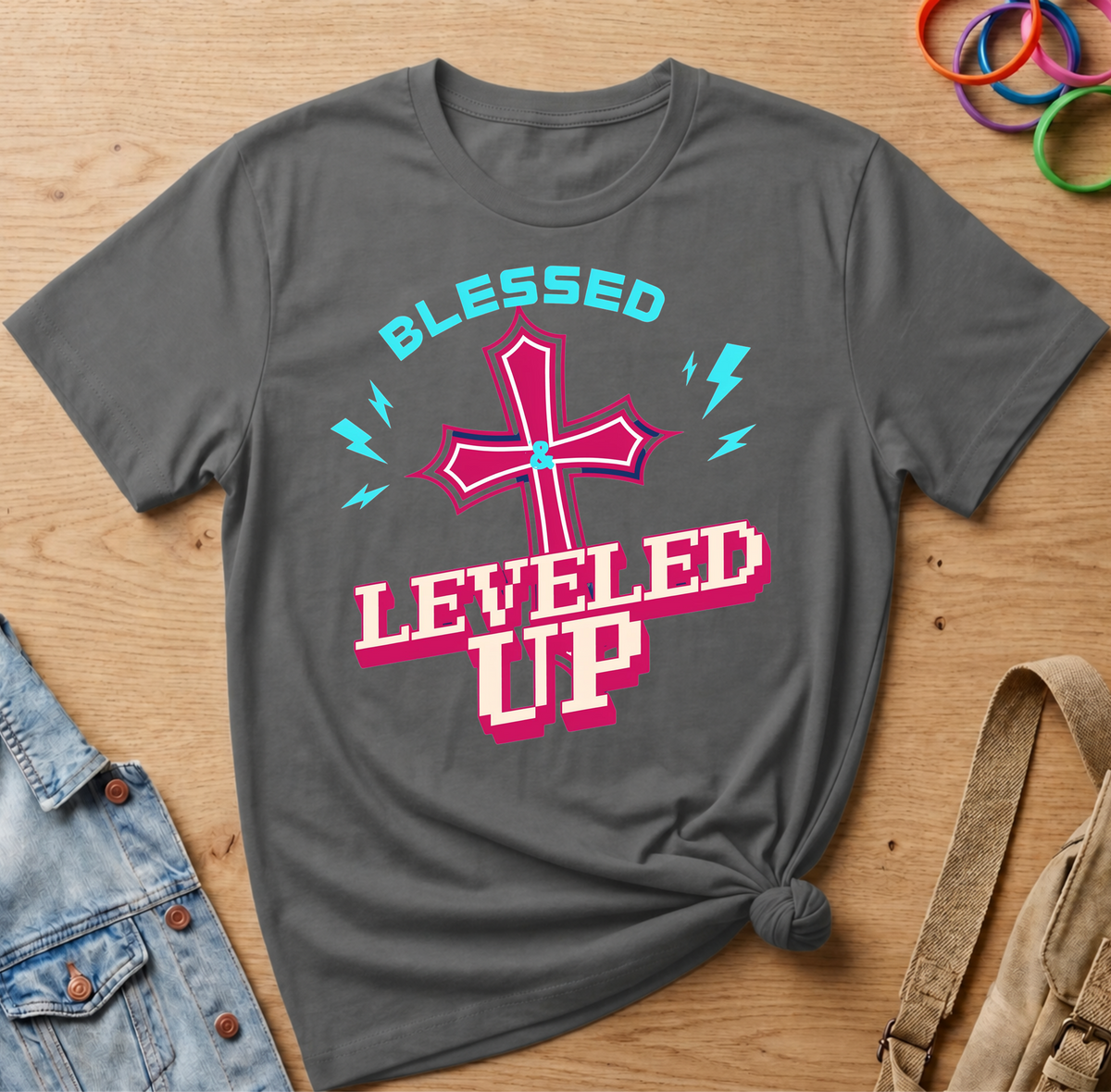 Blessed & Leveled Up T-Shirt