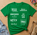 Multiple Faith Based Motivational Quotes T-Shirt