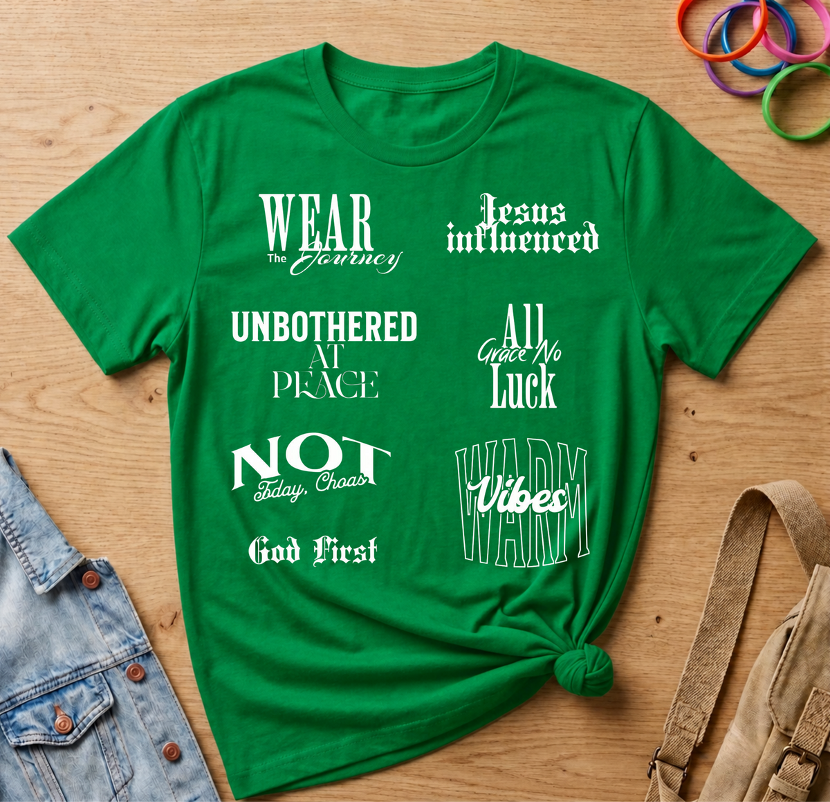 Multiple Faith Based Motivational Quotes T-Shirt