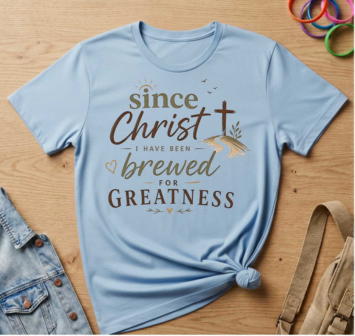 Since Christ, Brewed For Greatness T-Shirt
