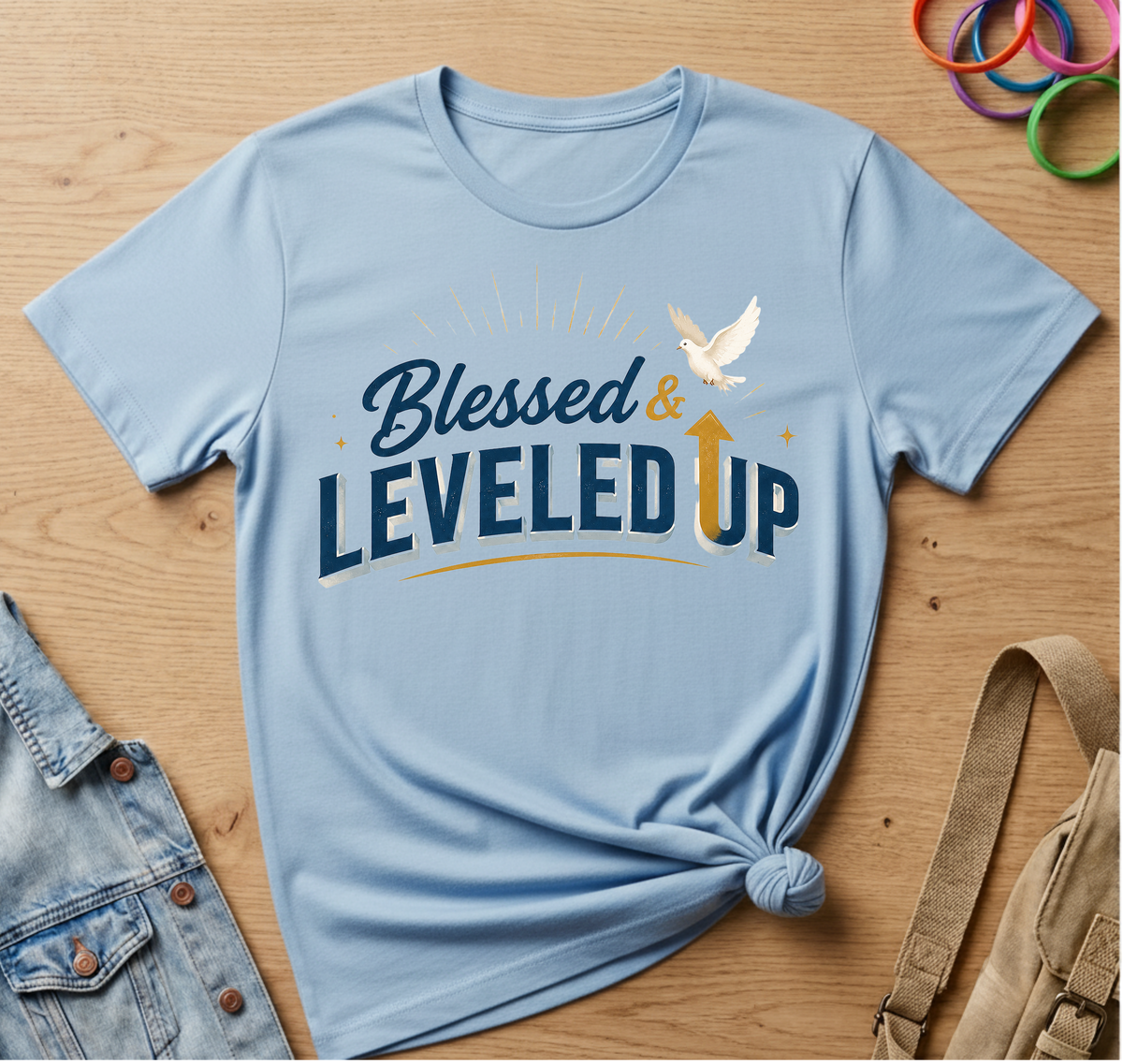 Blessed & Leveled Up T-Shirt