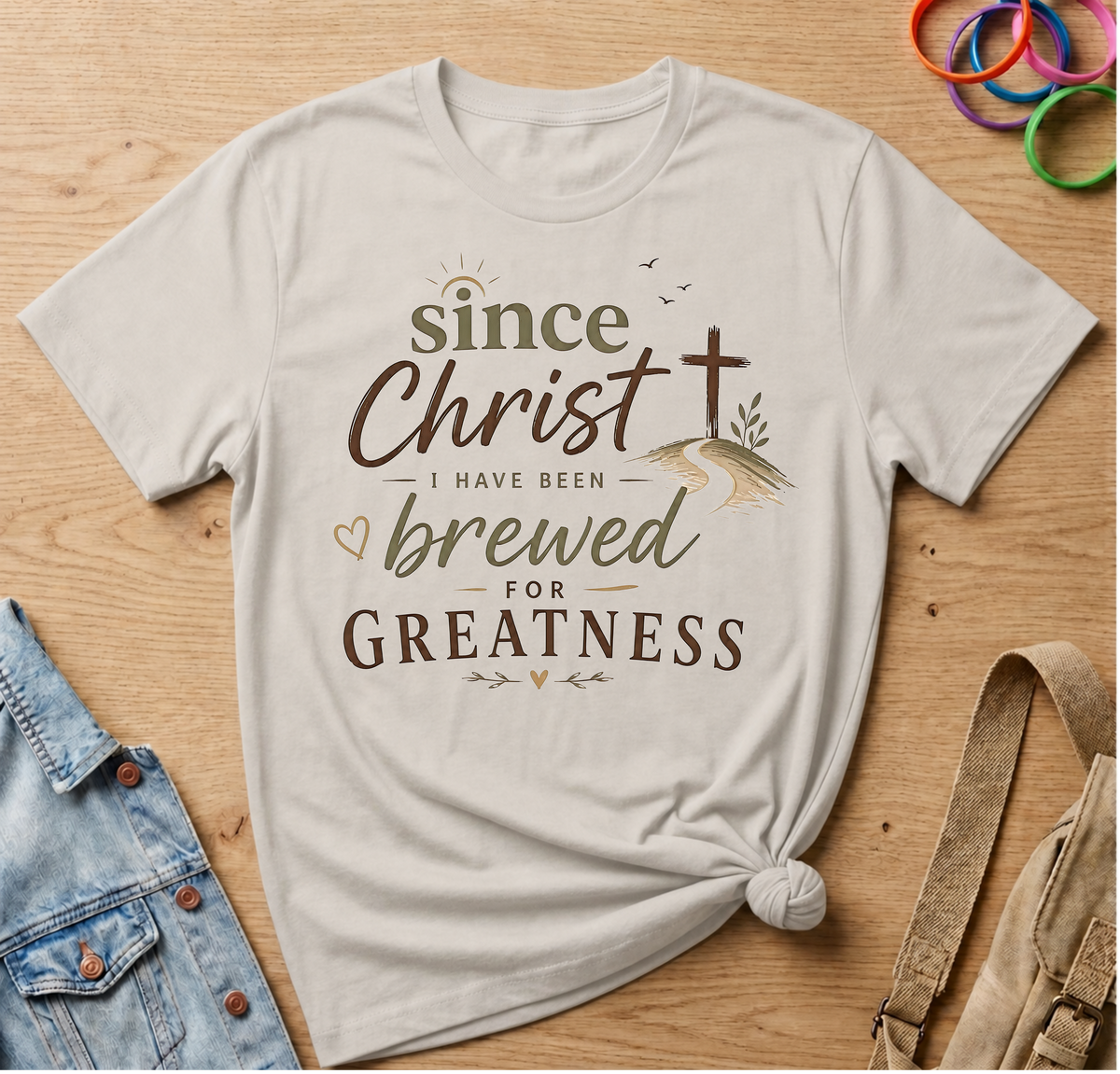 Since Christ, Brewed For Greatness T-Shirt