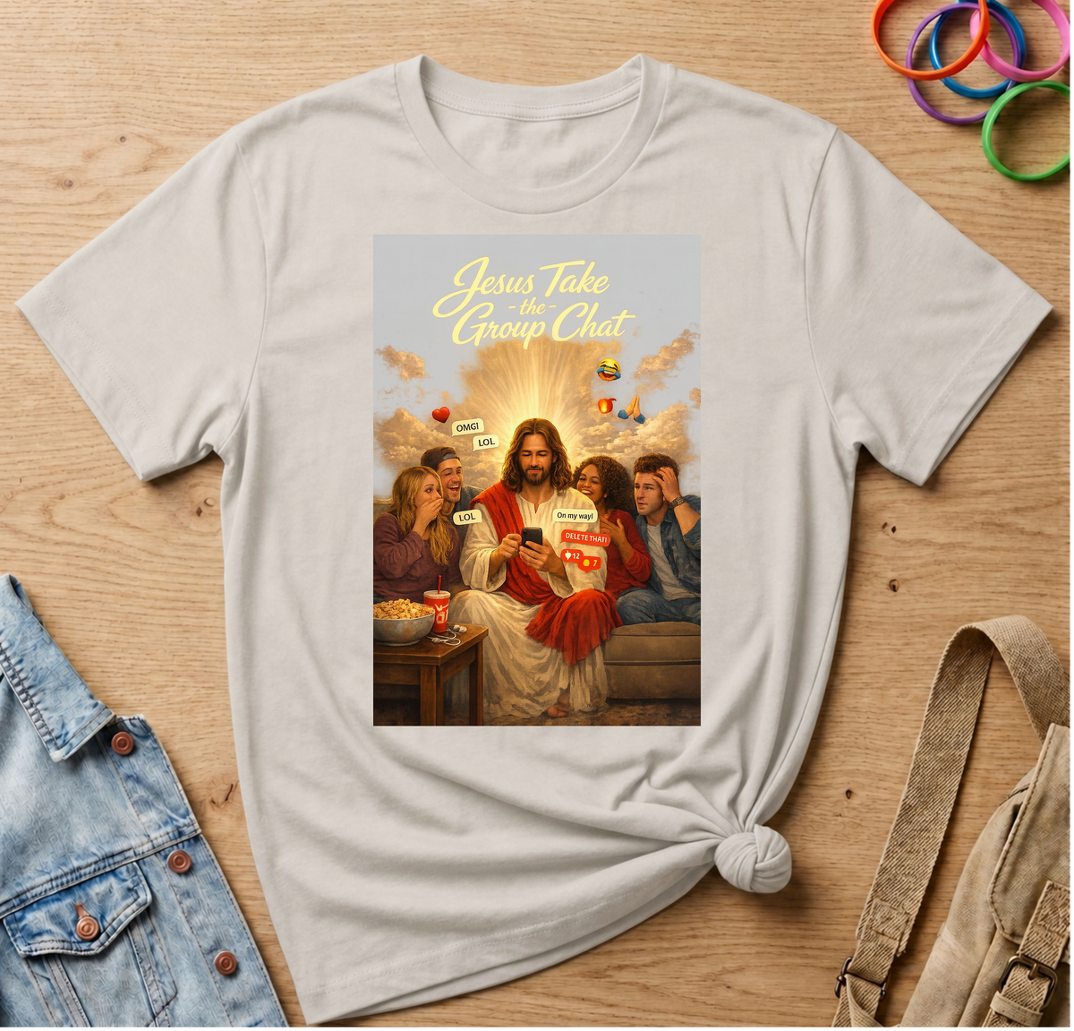 Jesus Take The Group Chat T-Shirt