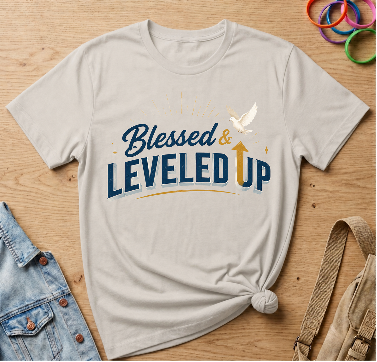 Blessed & Leveled Up T-Shirt