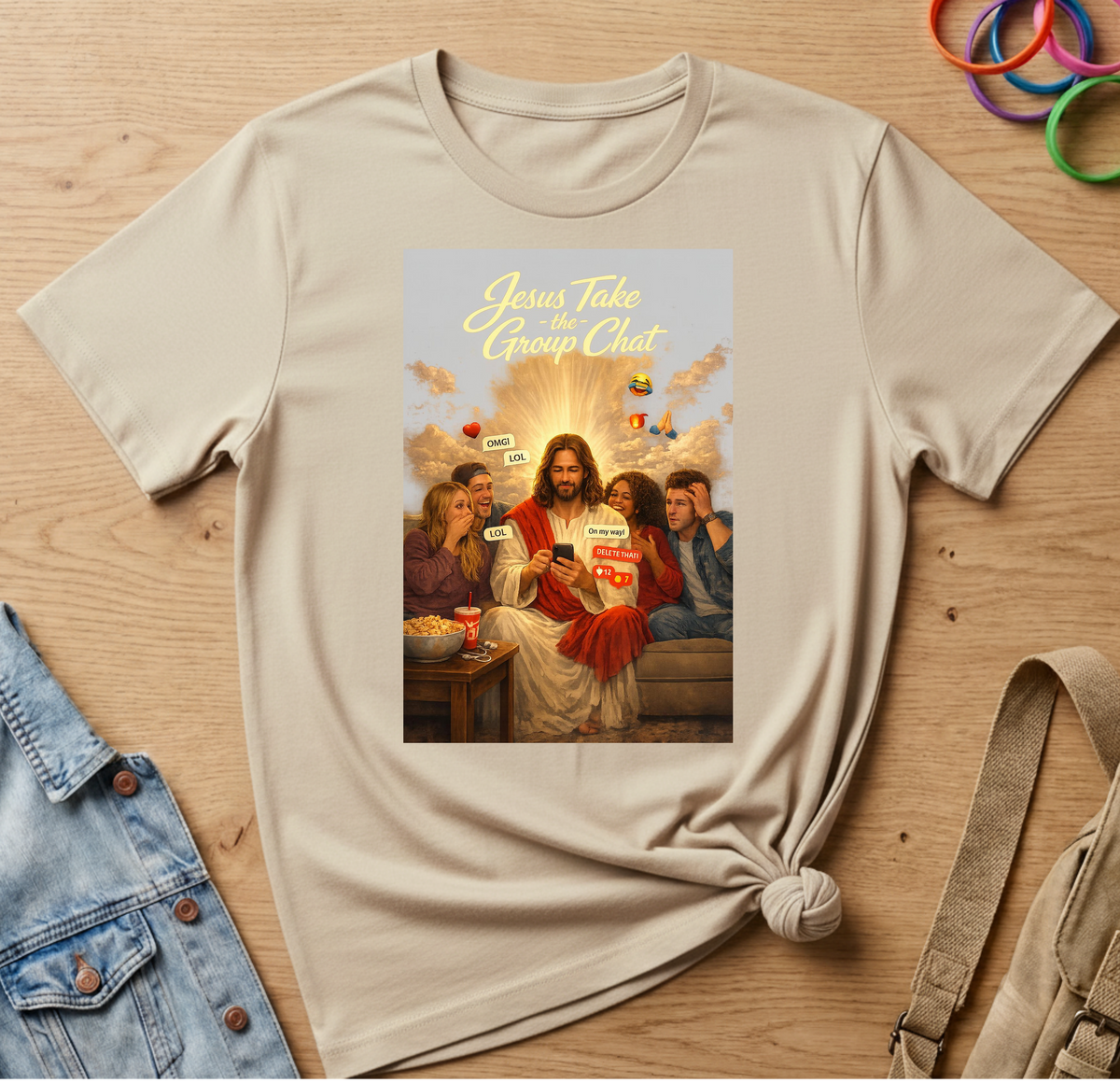 Jesus Take The Group Chat T-Shirt