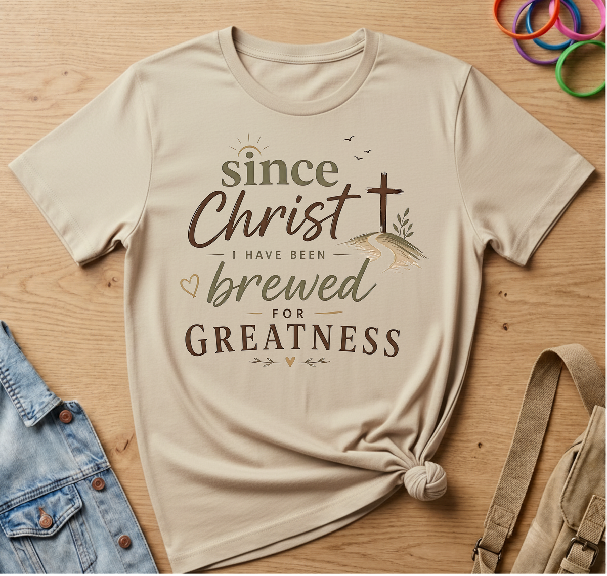 Since Christ, Brewed For Greatness T-Shirt