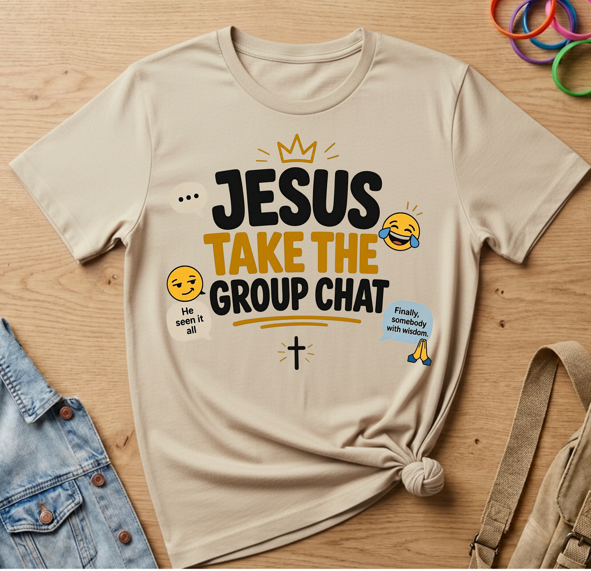 Jesus Take The Group Chat T-Shirt