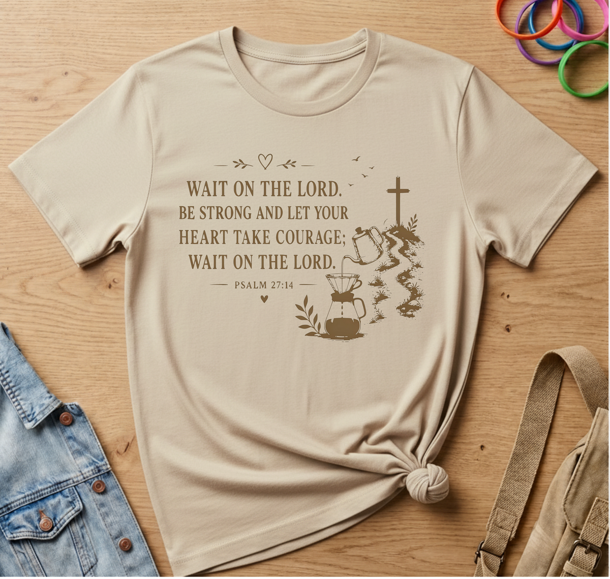 Psalm 27:14 T-Shirt