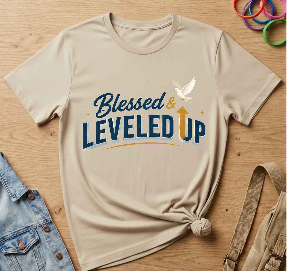 Blessed & Leveled Up T-Shirt