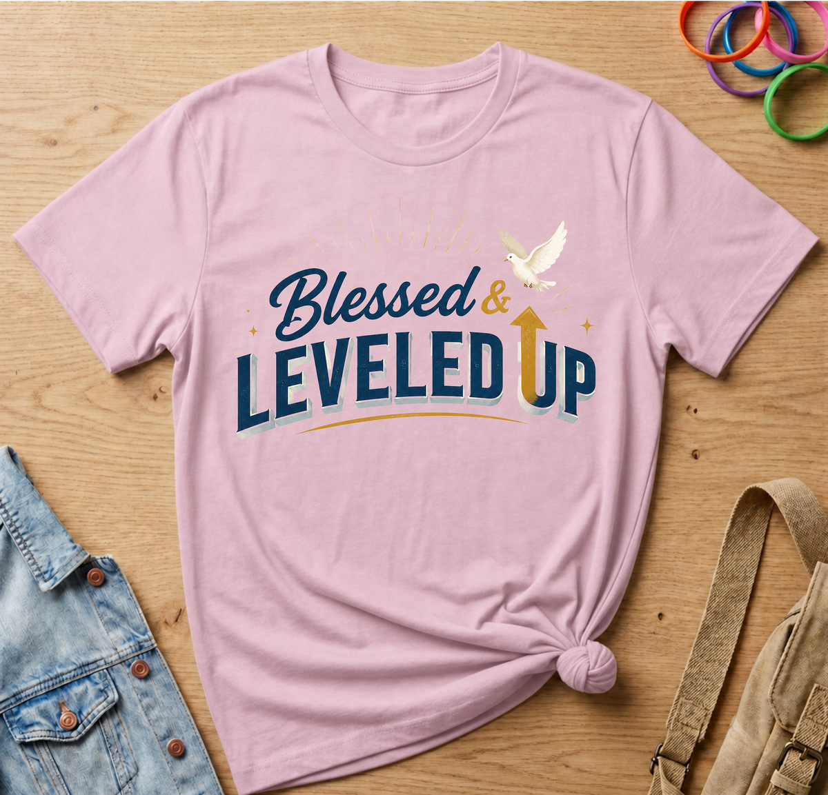 Blessed & Leveled Up T-Shirt