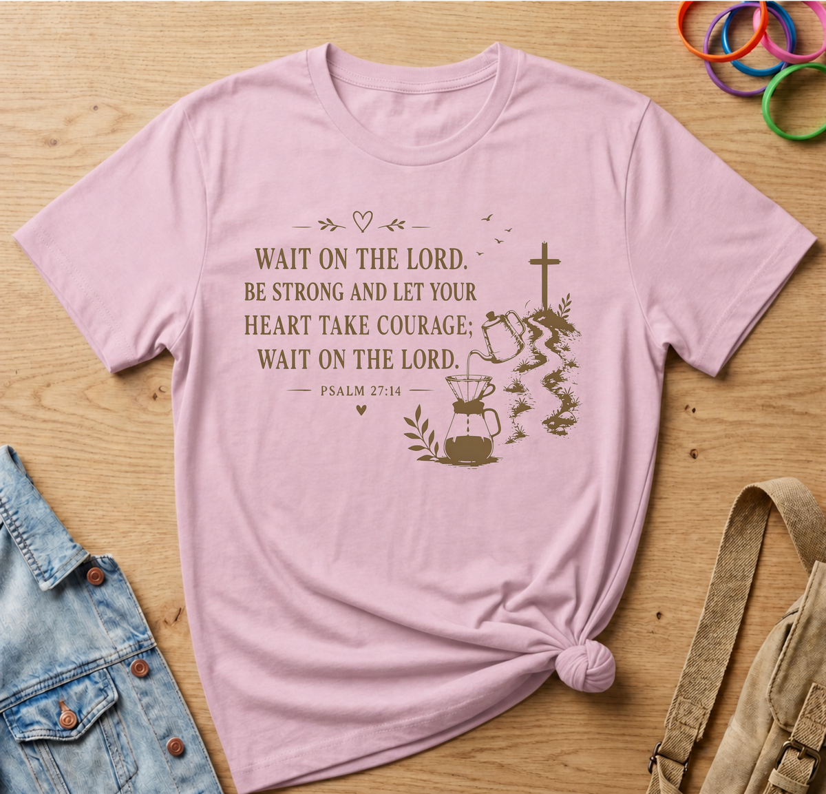 Psalm 27:14 T-Shirt