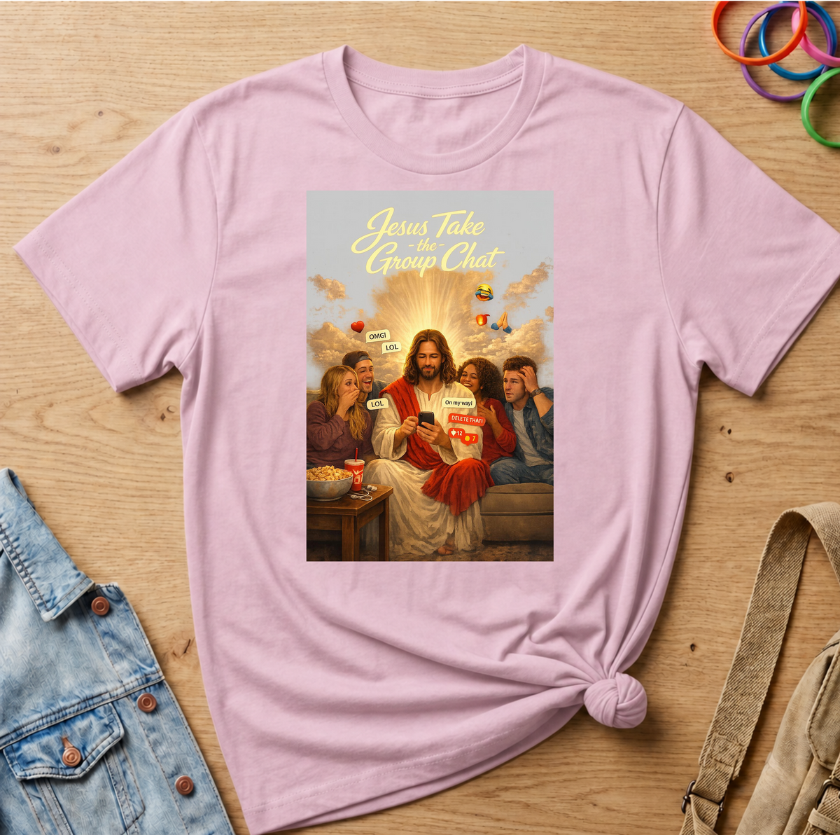 Jesus Take The Group Chat T-Shirt