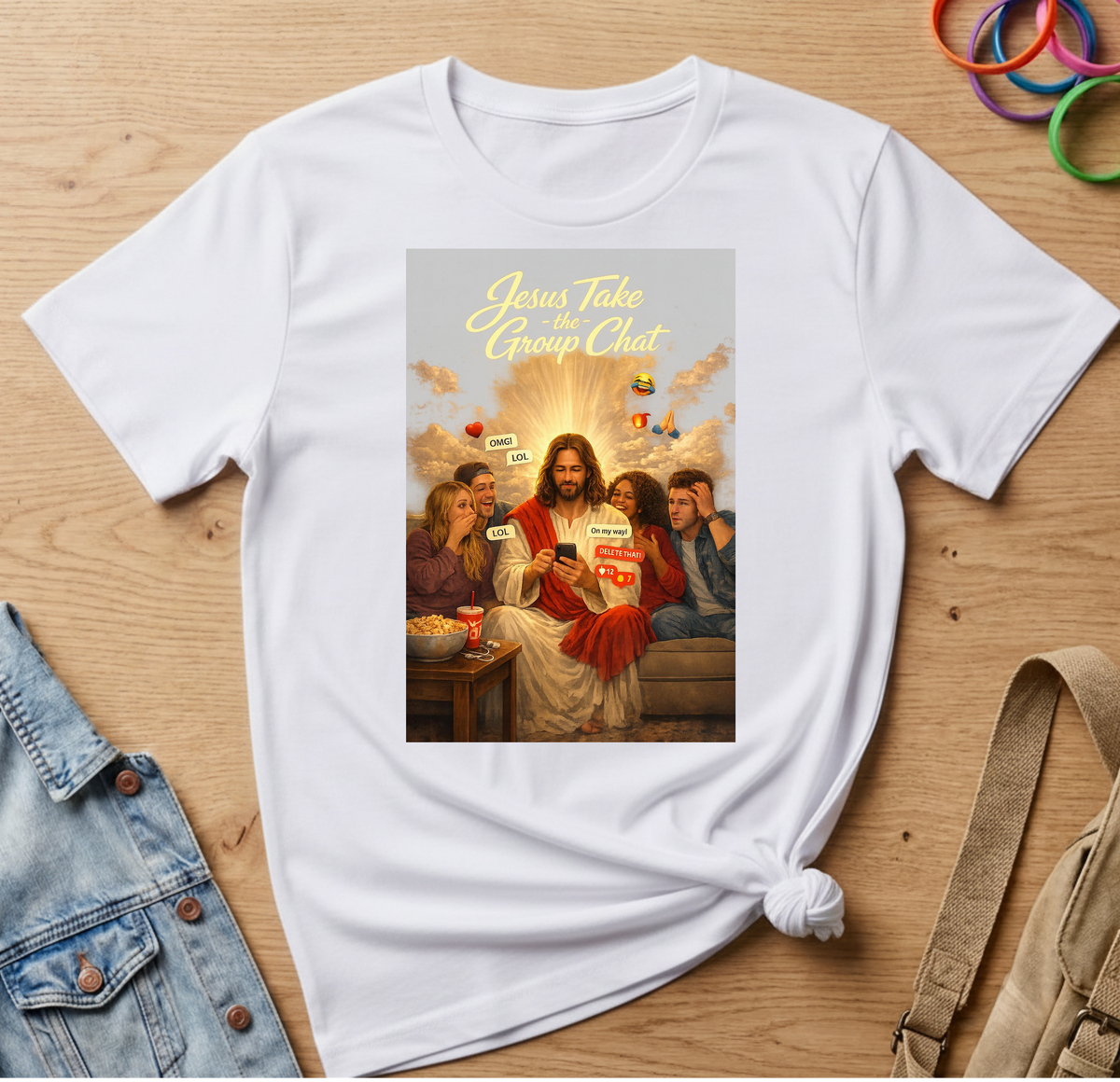 Jesus Take The Group Chat T-Shirt