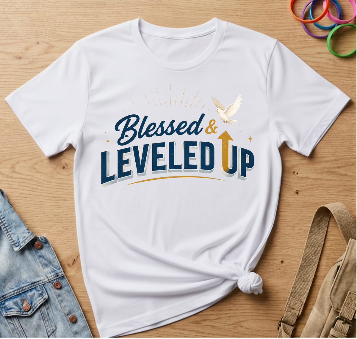Blessed & Leveled Up T-Shirt