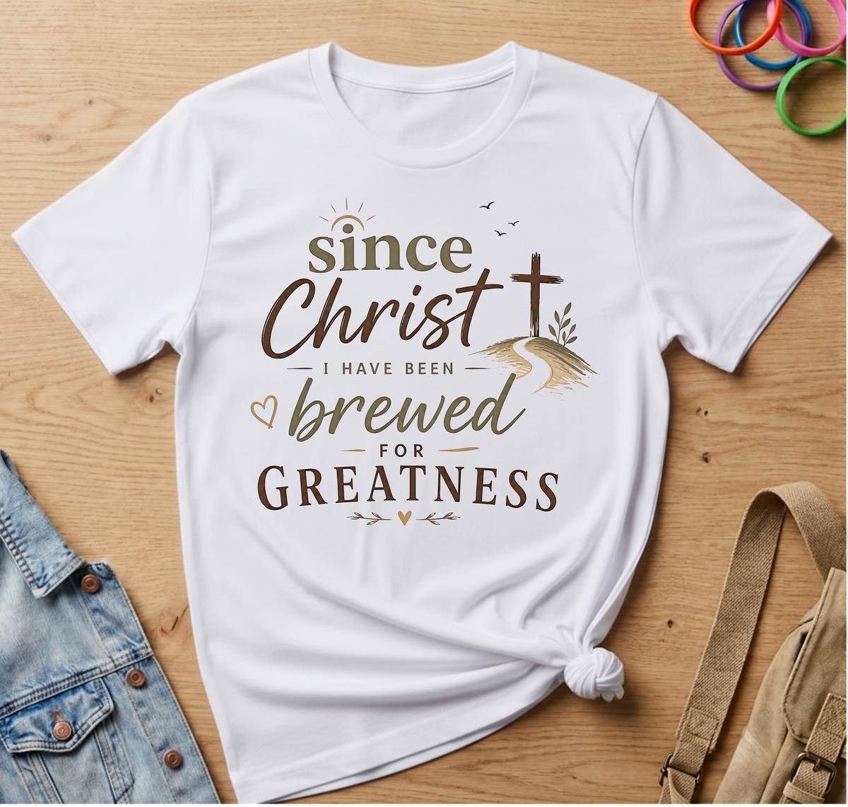 Since Christ, Brewed For Greatness T-Shirt