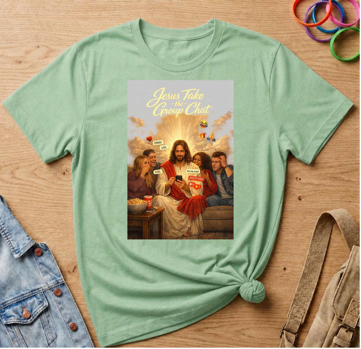 Jesus Take The Group Chat T-Shirt