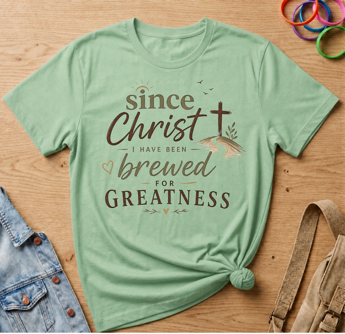 Since Christ, Brewed For Greatness T-Shirt