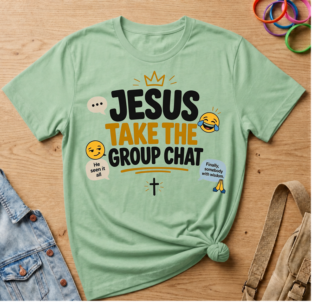 Jesus Take The Group Chat T-Shirt