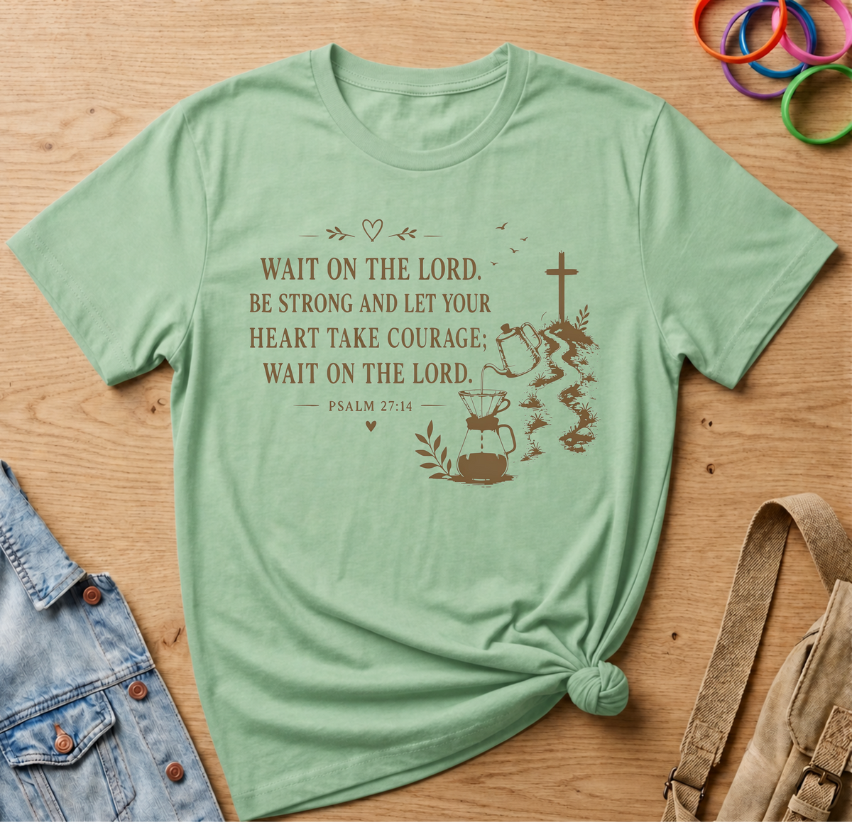 Psalm 27:14 T-Shirt