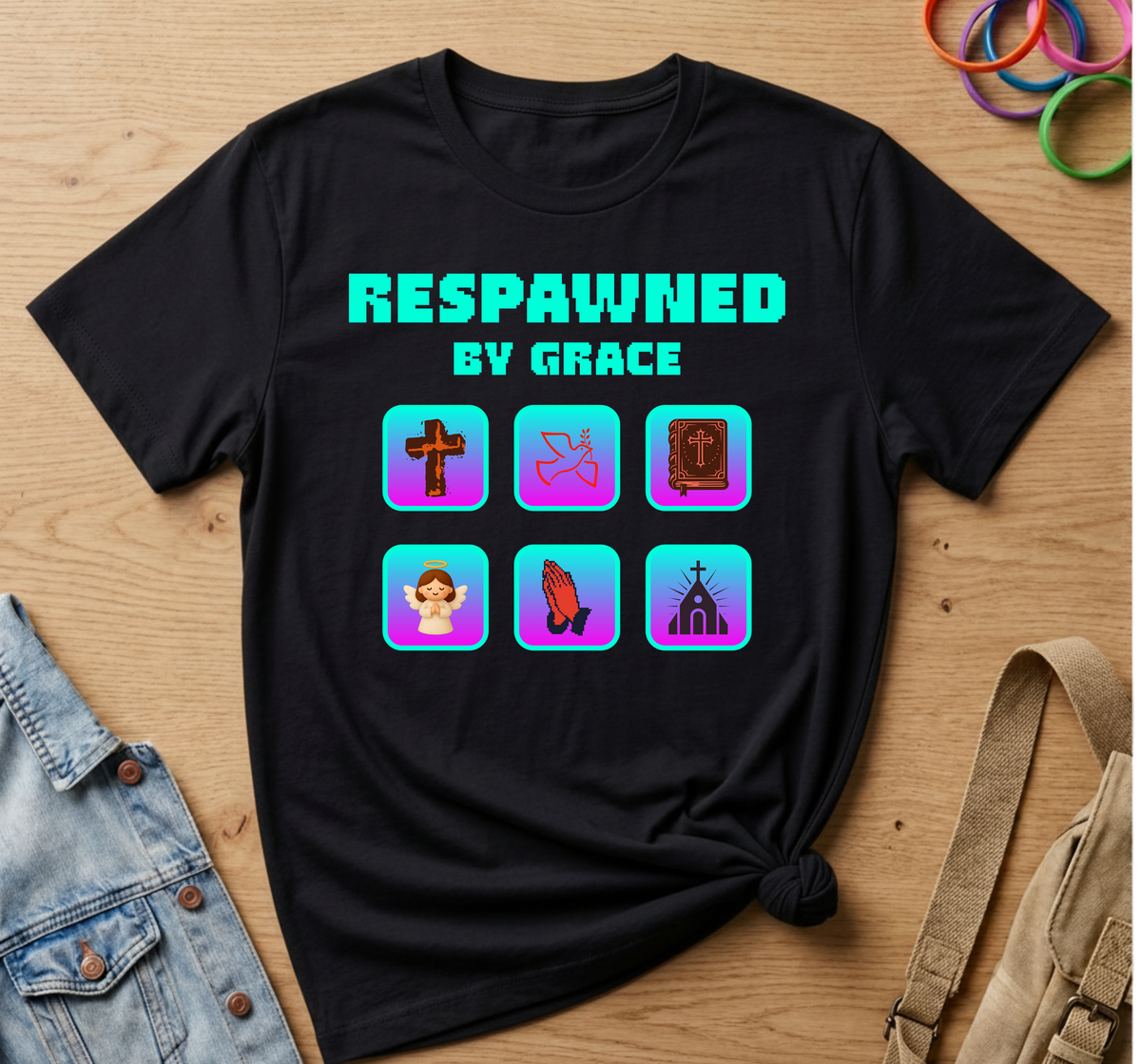Respawned By Grace T-Shirt