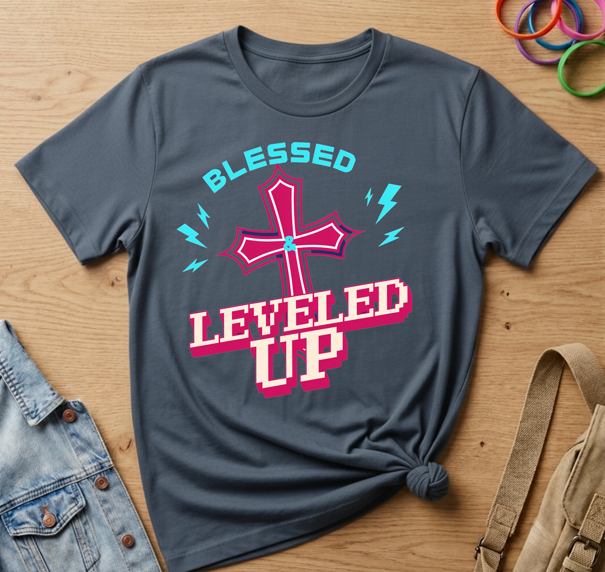 Blessed & Leveled Up T-Shirt
