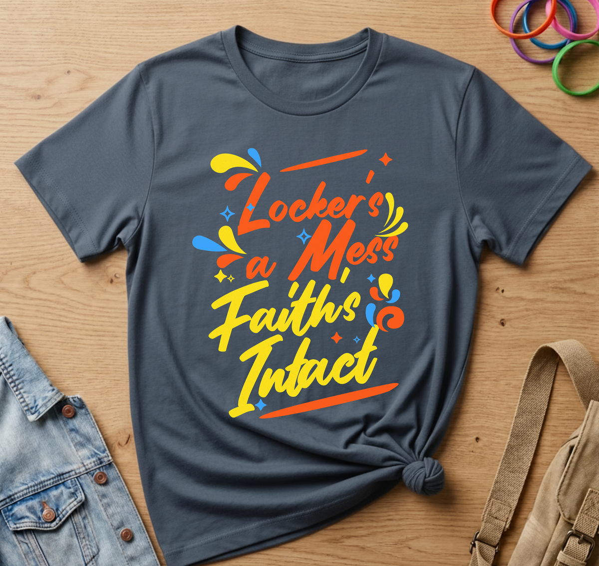 Locker's a Mess, Faith's Intact T-Shirt