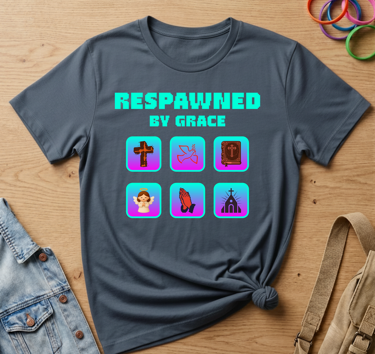 Respawned By Grace T-Shirt