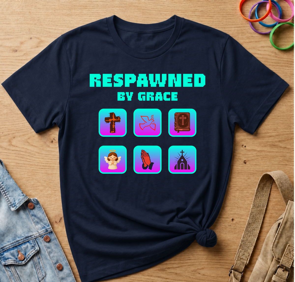 Respawned By Grace T-Shirt