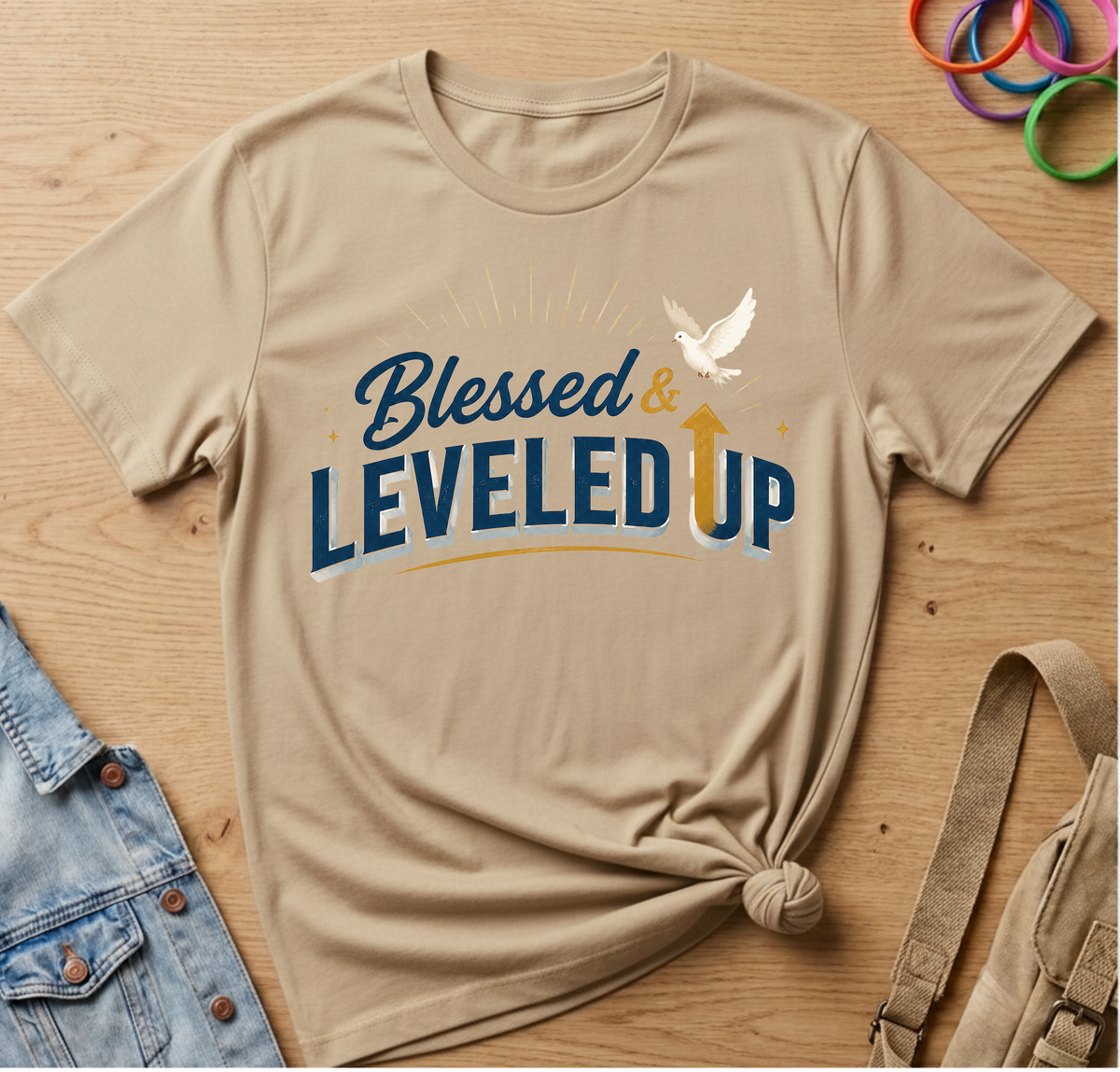Blessed & Leveled Up T-Shirt