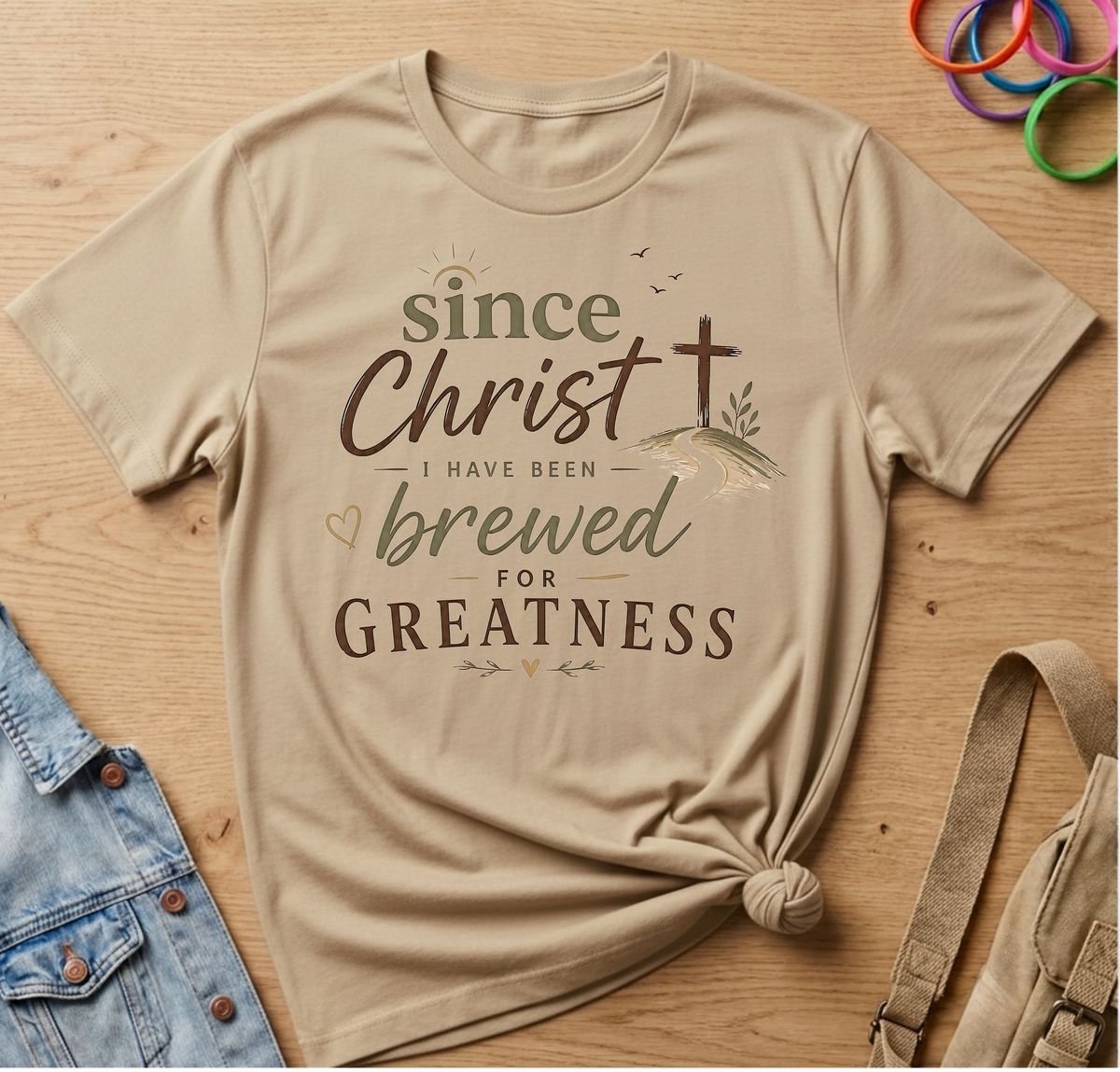 Since Christ, Brewed For Greatness T-Shirt