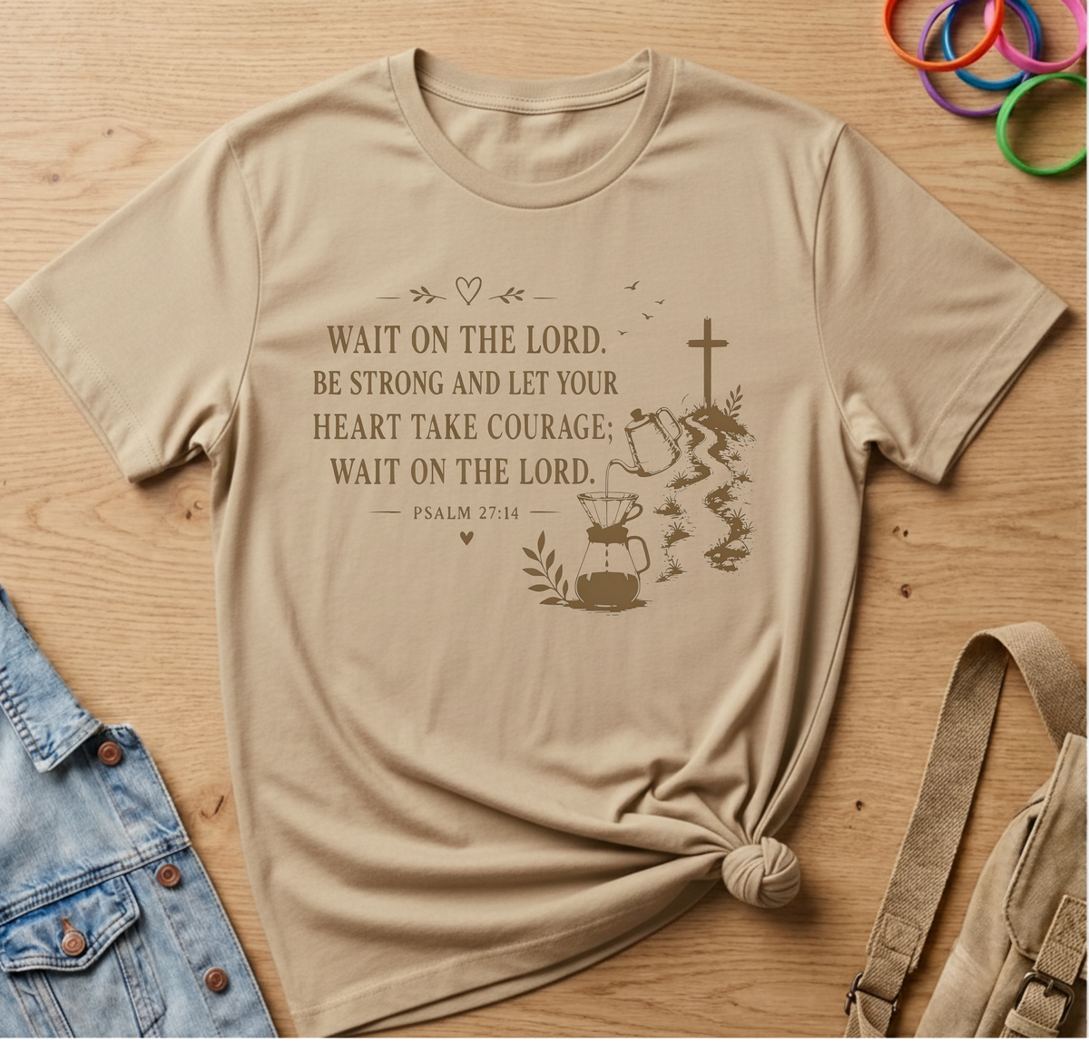 Psalm 27:14 T-Shirt