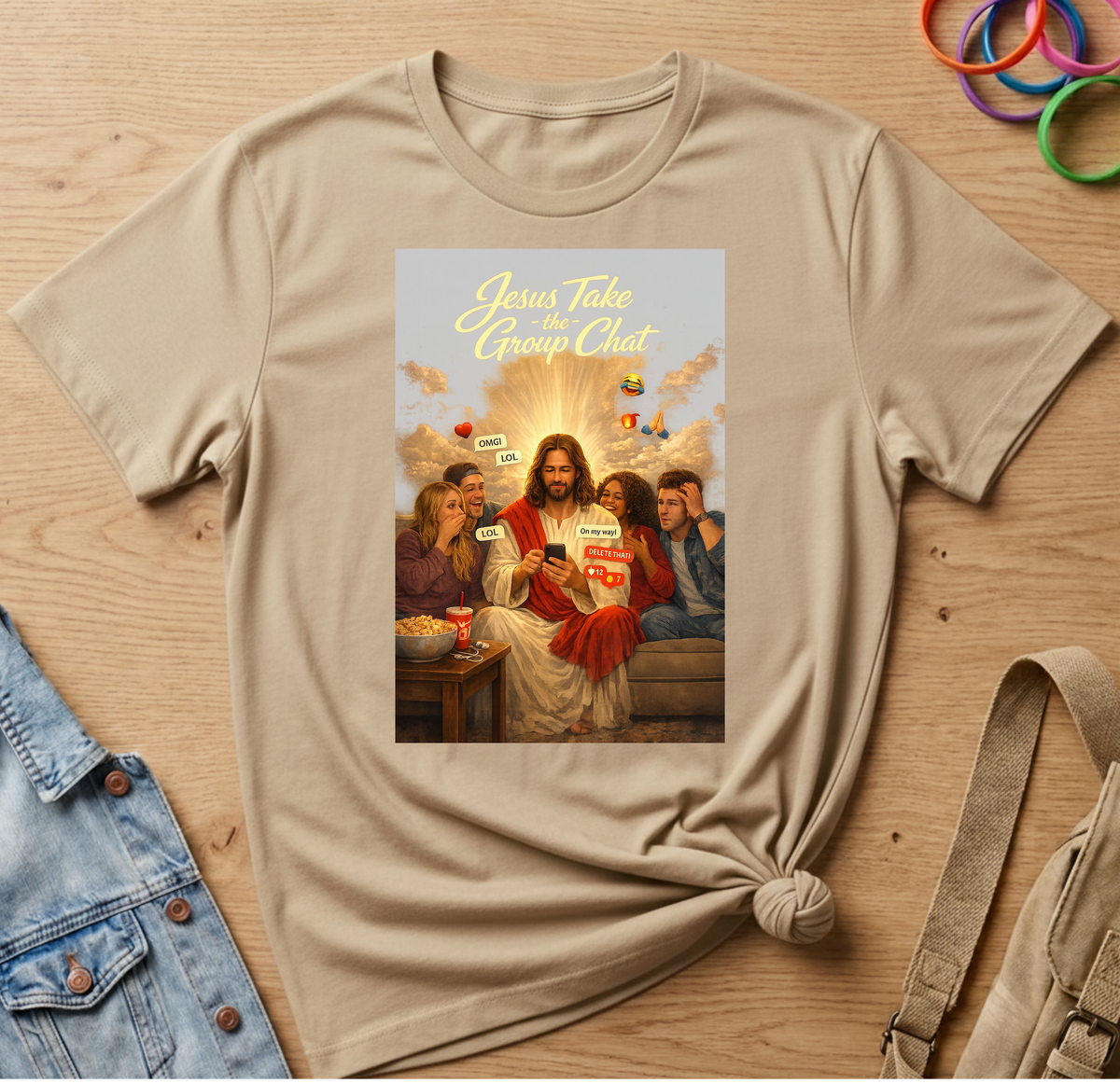 Jesus Take The Group Chat T-Shirt